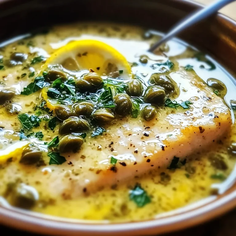 Simple Lemon Caper Sauce