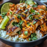 Spicy Maple Chicken with Coconut Rice