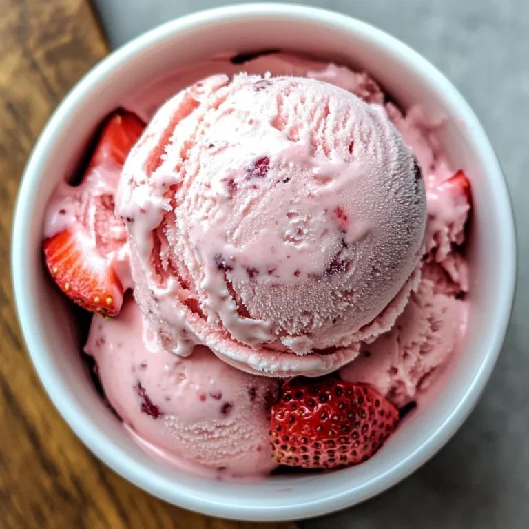 Strawberry Coconut Ice Cream
