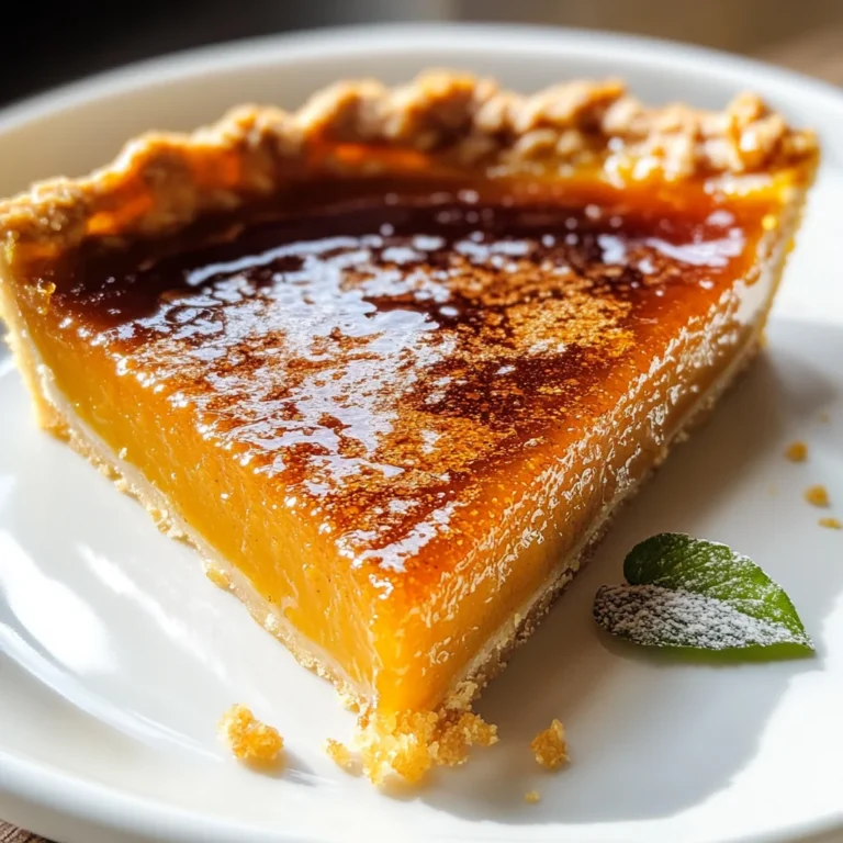 Tasty Pumpkin Pie Brulee with Bourbon Vanilla